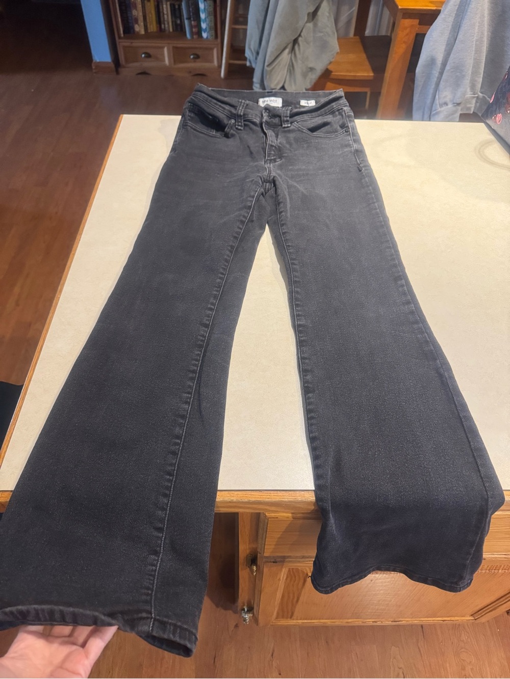 Nine West Black Flare Jeans - Wide Leg Style